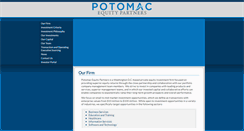 Desktop Screenshot of potomacequitypartners.com